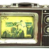 Dekoratif Metal Televizyon Bavul Vintage Biblo Hediyelik