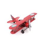 Dekoratif Metal Uçak Çift Kanatlı 0710E-666R Model-M97