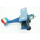 Dekoratif Metal Uçak Çift Kanatlı Biblo Dekoratif Hediyelik Knm-C0201