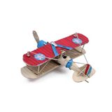 Dekoratif Metal Uçak Çift Kanatlı-Savaş uçağı-0910A-2729-M233