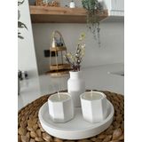 Dekoratif mum sunumluk seti