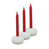 Dekoratif Mumluk Tealight Mumluk Şamdan Mumluk 3 Lü Şamdan Model 34 8682874833780