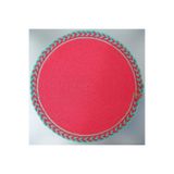 Dekoratif Örtü Yeniyıl Yılbaşı Hasır Runner Masa Örtüsü Çam Ağacı Sehpa Örtüsü Salon Sunum-50x50cm 1001000009383