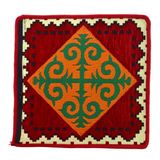 Dekoratif Otantik Çift Taraflı Fermuarlı Kilim Şark Köşesi Minder Kılıfı (40cmx41cm) Mod10