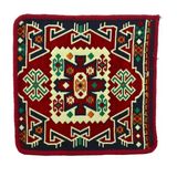 Dekoratif Otantik Çift Taraflı Fermuarlı Kilim Şark Köşesi Minder Kılıfı (40cmx41cm) Mod3