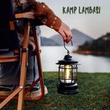 Dekoratif Outdoor Kamp Lambasi Ledli Beyaz Isikli El Feneri Isildak Sarjli Portatif Gece Lamba Siyah