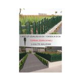 Dekoratif Plastik Bahçe Ve Peyzaj Çiti 10 Adet Çit Y: 50 Cm / G: 5.5 M Toprak Ayaklı - Yeşil