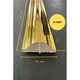 Dekoratif Polistren 25 Adet 4 cm Gold Duvar Çıtası