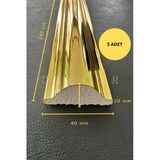 Dekoratif Polistren 5 Adet 4 cm Gold Duvar Çıtası