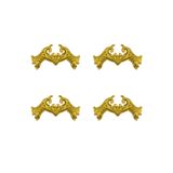 Dekoratif Poliüretan 4 CM Uyumlu Duvar Çıtası 4LÜ Köşe Motifi (SET 112-4) ALTIN 20 x 10
