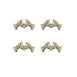 Dekoratif Poliüretan 4 CM Uyumlu Duvar Çıtası 4LÜ Köşe Motifi (SET 112-4) BRONZ 20 x 10