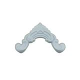 Dekoratif Poliüretan 4 CM Uyumlu Duvar Çıtası Köşe Motifi (SET 111) BEYAZ 10 x 21