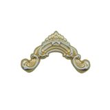 Dekoratif Poliüretan 4 CM Uyumlu Duvar Çıtası Köşe Motifi (SET 111) BRONZ 10 x 21