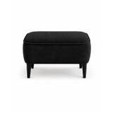 Dekoratif Puf & Bench 40 x 40, Ayak Uzatma Koltuğu - Siyah