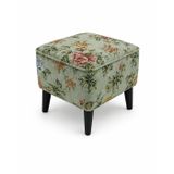 Dekoratif Puf & Bench 40 x 40, Ayak Uzatma Koltuğu - Yeşil