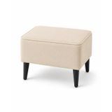 Dekoratif Puf & Bench 50 x 38, Ayak Uzatma Koltuğu - Krem
