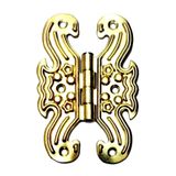 Dekoratif Sac Kelebek Menteşe - Büyük, Sarı, 100 Adet FRTKGT55TK-TK-CNT-8113137224SP
