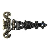Dekoratif, Sac Tek Kuyruklu Menteşe - 40X68 Mm, Küçük, Antik, 1 Adet - Lisinya