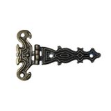 Dekoratif, Sac Tek Kuyruklu Menteşe - 40X68 Mm, Küçük, Antik, 100 Adet - Lisinya