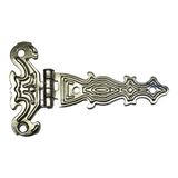 Dekoratif, Sac Tek Kuyruklu Menteşe - 40X68 Mm, Küçük, Nikel, 1 Adet - Lisinya