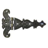 Dekoratif, Sac Tek Kuyruklu Menteşe - 69x102 Mm, Büyük, Antik, 100 Adet FRTKGT55TK-TK-CNT-2030134870AP
