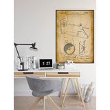 Dekoratif Sanatsal Eskrim Patent Posteri 60x90cm.