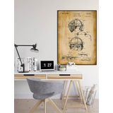 Dekoratif Sanatsal Kaynak Gözlüğü Patent Posteri 60x90cm.