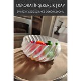 Dekoratif Şekerlik | Modern Şeker Kabı | Sofra Sunum İçin Şekerlik | Saklama Kabı Çikolatalık Kabı TYC76MXT9N170838552734599