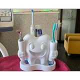 Dekoratif sevimli diş şeklinde diş fırçalığı Happy Teeth Toothbrush toothpaste holder