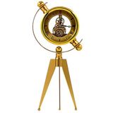 Dekoratif Tripod Gold Çarklı Masa Saati