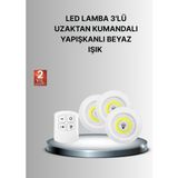 Dekoratif ve Pratik 3’lü Kumandalı Spot LED Aydınlatma - 1 m - 00 Beyaz
