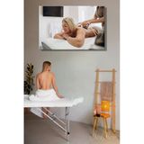 Dekoratif Yatay Kanvas Tablo Tekli Güzellik Salonu Spa Merkezi Anti-Selülit Masajı 1492