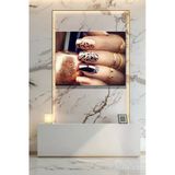 Dekoratif Yatay Kanvas Tablo Tekli Kuaför Güzellik Salonu Makyaj Nail Art Manikür 738