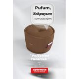 Dekoratif Yuvarlak Puf Orta Sehpa 60X42 Cm