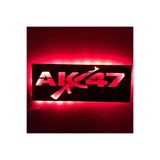 dekoraven Ak-47 Ledli Duvar Süsü MDF Tablo, MDF1045