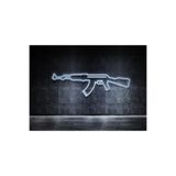 Dekoraven Ak47 Tüfek- Neon Led Dekoratif Duvar Yazısı Aydınlatması Gece Lambası, SMC-1006-001