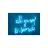 dekoraven All You Need Is Love Nails Neon Led Tabela, allneed