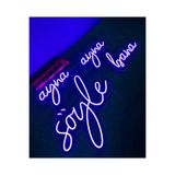 Dekoraven Ayna Ayna Söyle Bana Yazı Neon Led Tabela Kafe Güzellik Merkezi Kuaför Dekor(60Cm), aynaravenmav