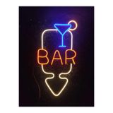 dekoraven Bar Kadeh Neon Yazı Led Tabela Dekoratif Aydınlatma 60x30 cm, barneon231
