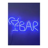 Dekoraven Bar Neon Tabela Neon Yazı Led Dekoratif Duvar Aydınlatması Neon Duvar Dekorasyonu, mavravenbar1