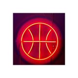 dekoraven Basketbol Topu Neon Led Dekoratif Duvar Yazısı Tabelası Aydınlatması Gece Lambası, SMC-1056