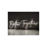 Dekoraven Better Together Neon Led Duvar Aydınlatması Söz Nişan Düğün Arka Plan Süsü