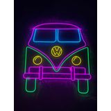 Dekoraven Bettle karavan neon led duvar dekoru