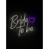 Dekoraven Bride To be Neon led tabela söz nişan düğün süsü(50x50cm)