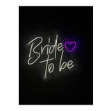 dekoraven Bride To Be Neon Yazı Tabela Dekoratif Işık Organizasyon Arka Plan Aydınlatma Neon günışığı led bridekalp