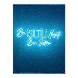 dekoraven Bu Işıltılı Hayatı Ben Seçtim Yazılı Neon Led Aydınlatma Tabela Güzellik Merkezi Dekorasyon(80x40cm) ışıktıtek