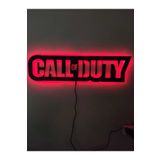 dekoraven Call Of Duty Led Işıklı Ahşap Tablo cad1