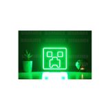 Dekoraven Creeper Neon Led Dekoratif Duvar Aydınlatması - Game Room, minecraftcreeper50