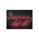 dekoraven Daima Aşk Ile Düğün Söz Nişan Organizasyon Neon Led Tabela 60X35Cm Kırmızı, daimaaşk