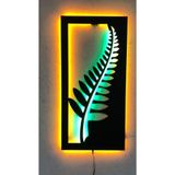 dekoraven Dekoratif Dal Led Işıklı Ahşap Tablo, dddd